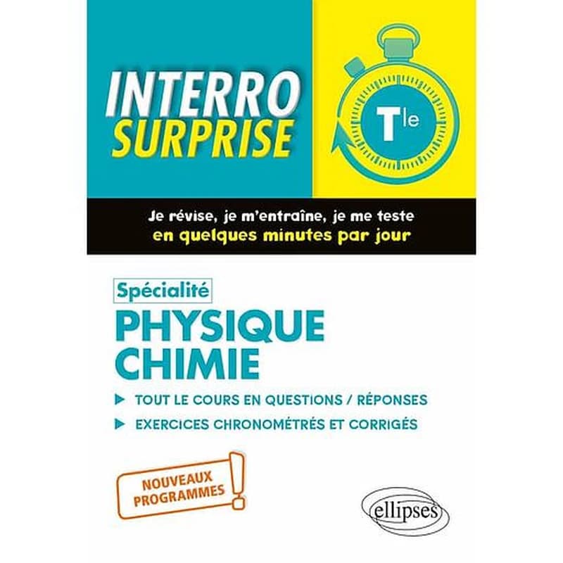 Interro surprise : spécialité physique-chimie ; terminale