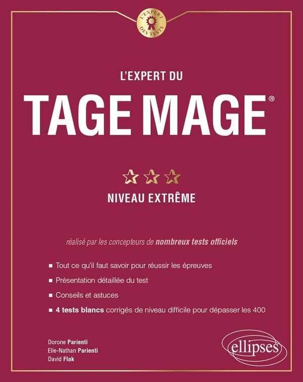 L'expert du TAGE MAGE : niveau extrême : 4 tests blancs