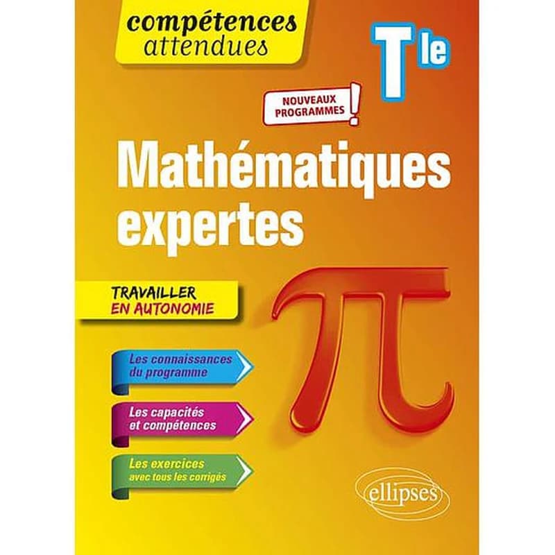 Mathématiques expertes, terminale : nouveaux programmes
