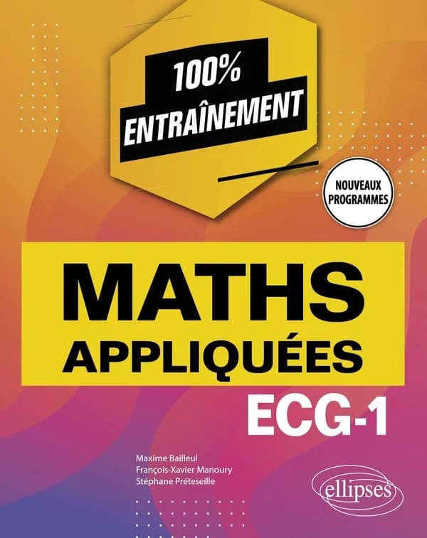 Maths appliquées ECG-1 : nouveaux programmes