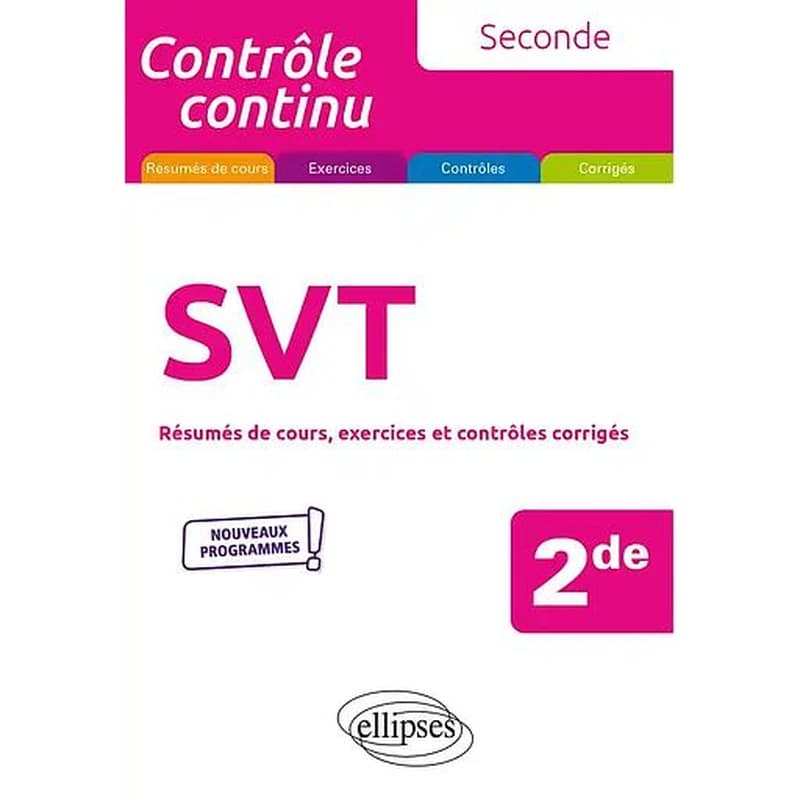 Contrôle continu : SVT : seconde