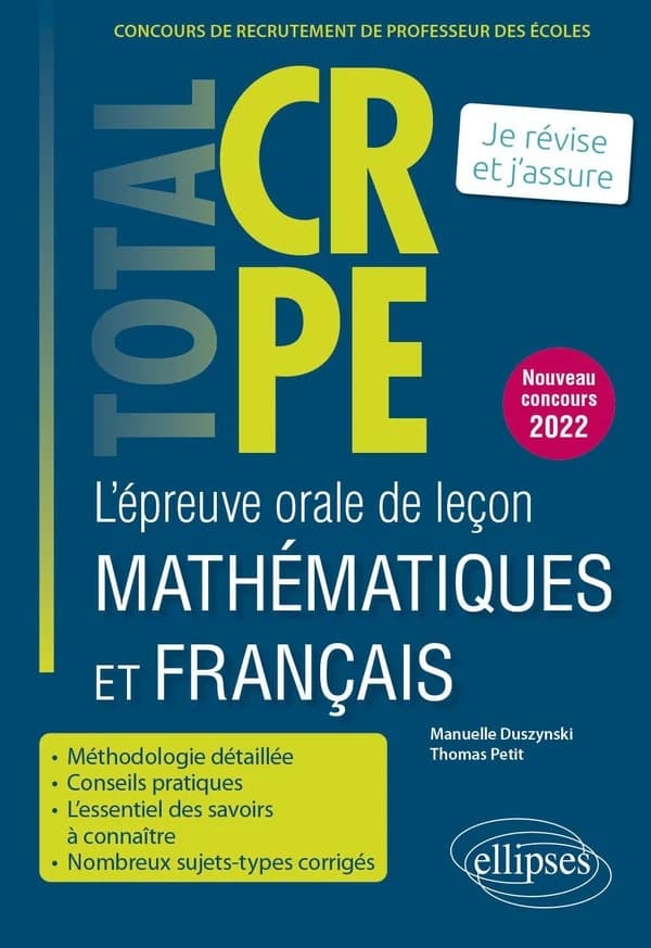 L'épreuve orale de leçon, mathématiques et français : nouveau concours 2022
