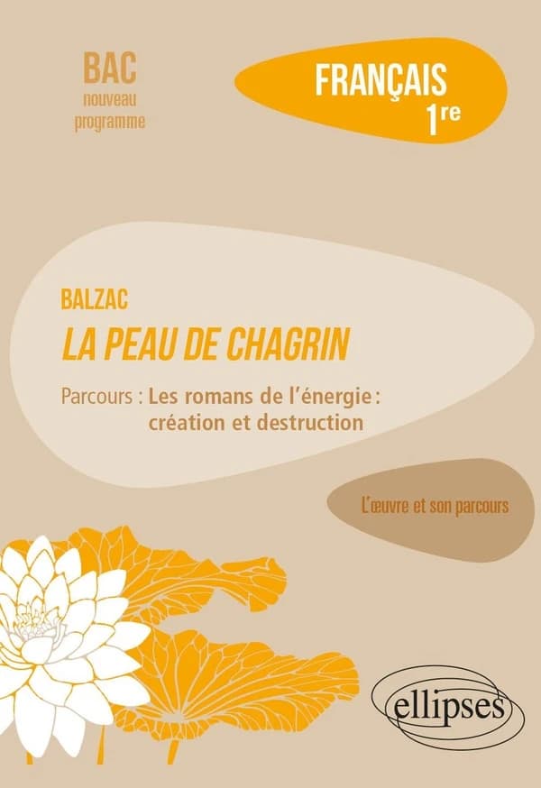 Balzac, "La peau de chagrin" : parcours, les romans de l'énergie, création et destruction