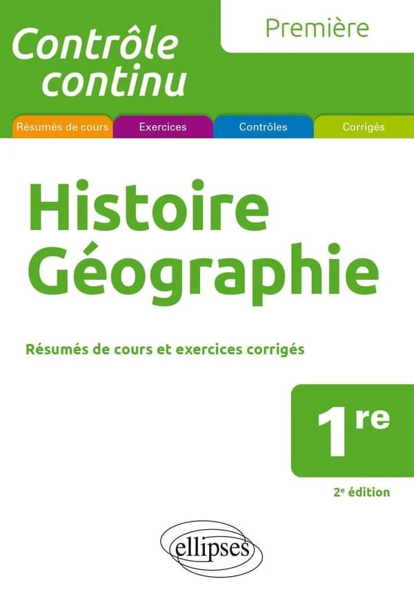 Histoire, géographie : 1re (2e éd.) Gilles Martinez,...