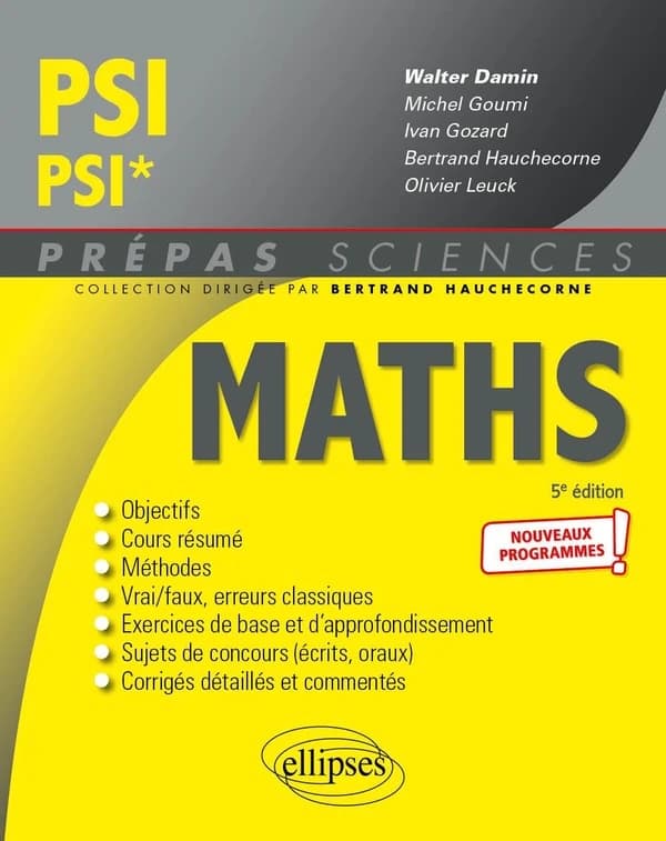 Mathématiques, PSI-PSI* : nouveaux programmes (5e éd.)