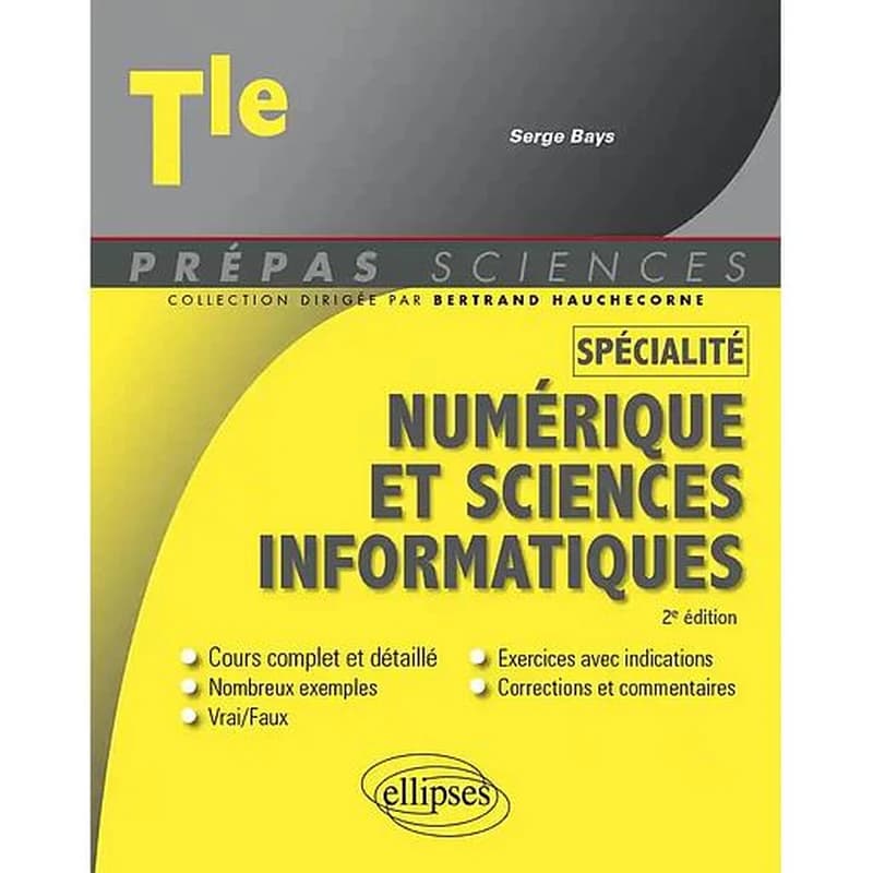 Spécialité numérique et sciences informatiques : terminale