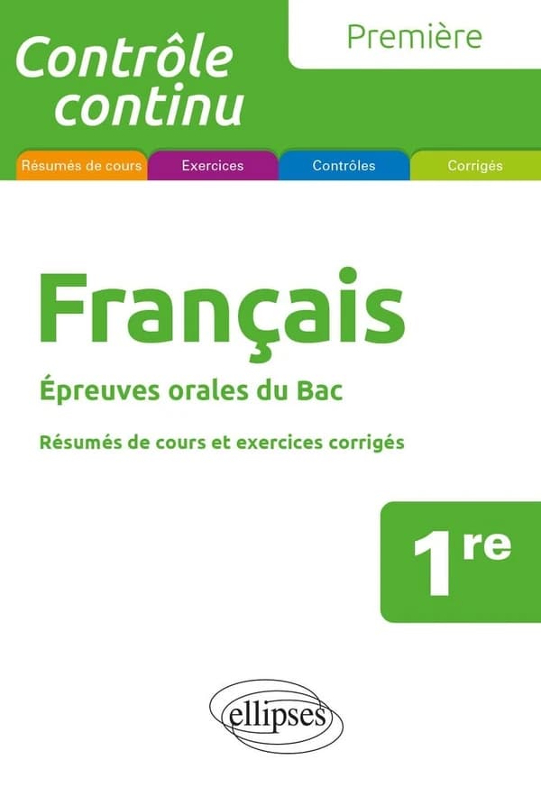 Français : épreuves orales du bac : résumés de cours et exercices corrigés