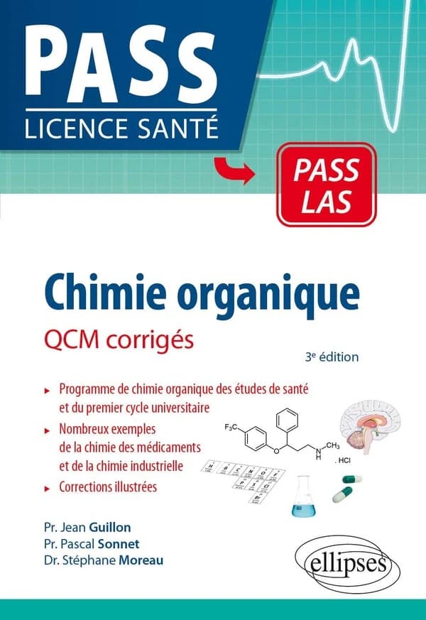 Chimie organique : QCM corrigés, PASS, LAS