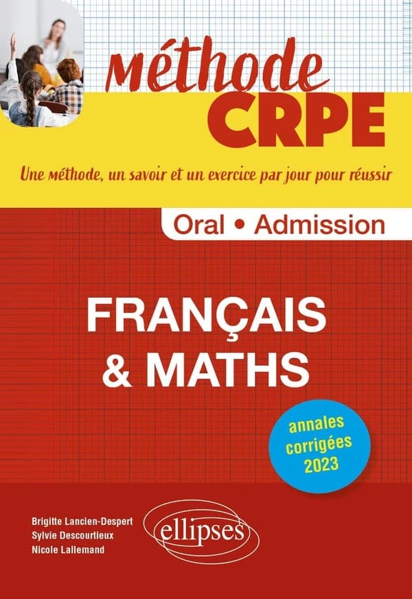 Épreuve d'admission français & maths