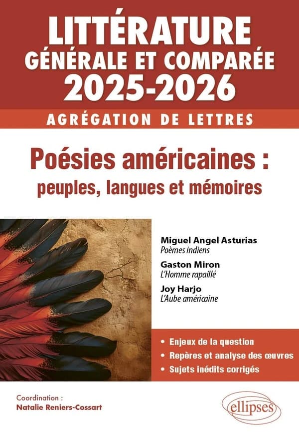Littérature générale et comparée 2025-2026 : poésies américaines : peuples, langues et mémoires : agrégation de lettres