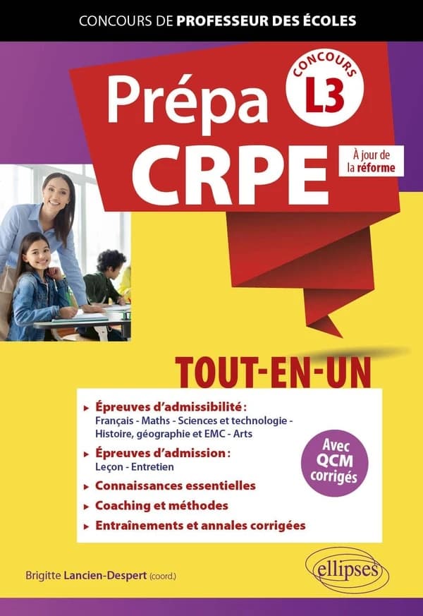 Prépa CRPE : tout-en-un : concours L3 ([Éd.] à jour de la réforme)