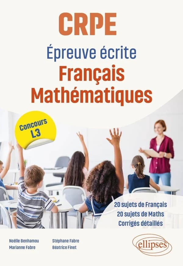 CRPE, épreuve écrite français mathématiques : concours L3