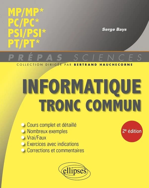 Informatique tronc commun - MP