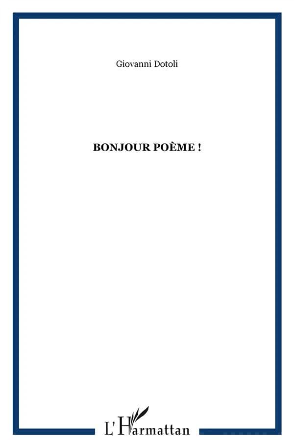 Bonjour poème !