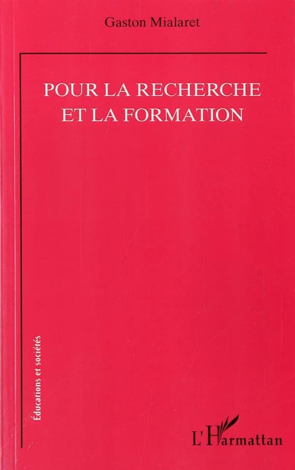 Pour la recherche et la formation
