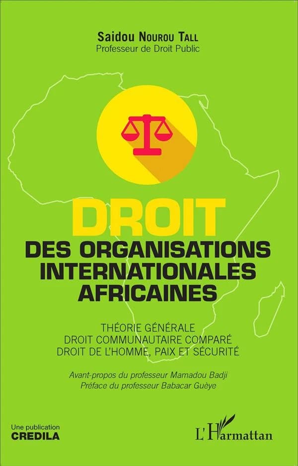 Droit des organisations internationales africaines : théorie générale, droit communautaire comparé, droit de l'homme, paix et sécurité