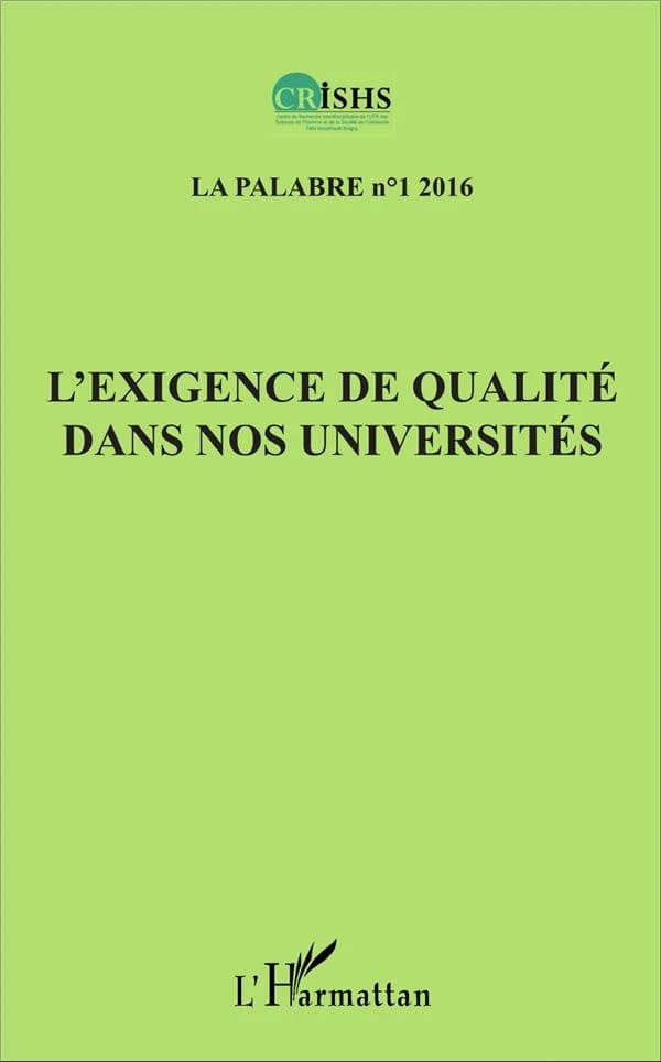 L'exigence de qualité dans nos universités (édition 2016)