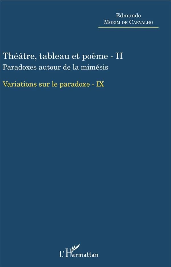 Théâtre, tableau et poème. II, Paradoxes autour de la mimésis