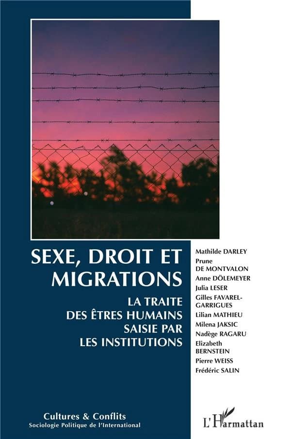 Revue cultures et conflits : sexe, droit et migrations, la traitre des êtres humains saisie par les institutions