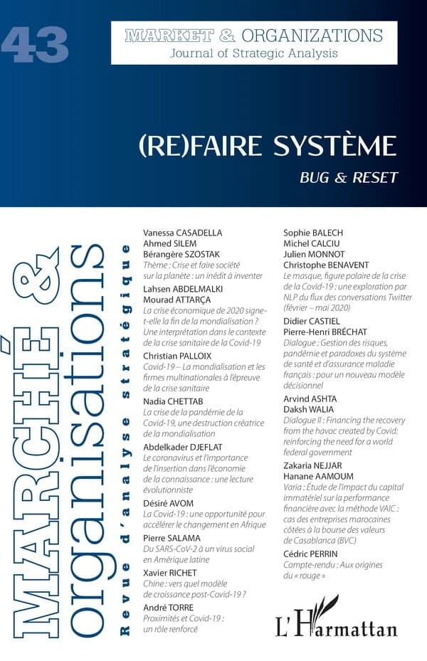 Revue Marché et organisations n.43 : (re)faire système, bug & reset