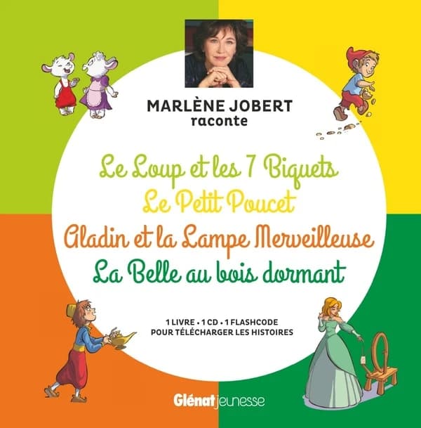 Le loup et les 7 biquets. Le petit poucet. Aladin et la lampe merveilleuse. La belle au bois dormant
