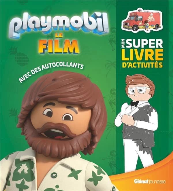 Playmobil Le Film : Mon super livre d'activités avec des autocollants