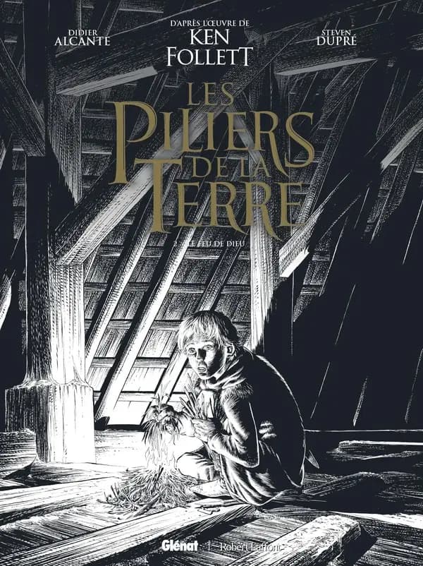 Le feu de Dieu ([Éd. spéciale noir et blanc]) [scénario], Didier Alcante ; [dessin], Steven Dupré ; d'après l'oeuvre de Ken Follett