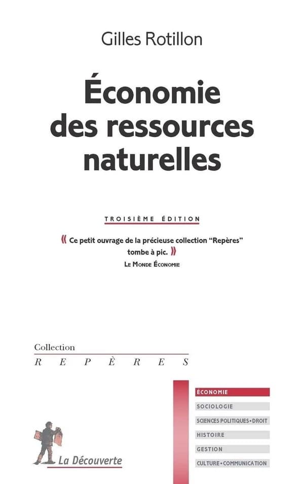 Économie des ressources naturelles (3e éd.) Gilles Rotillon