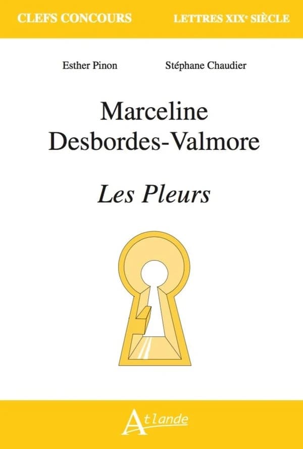 Marceline Desbordes-Valmore, "Les pleurs"