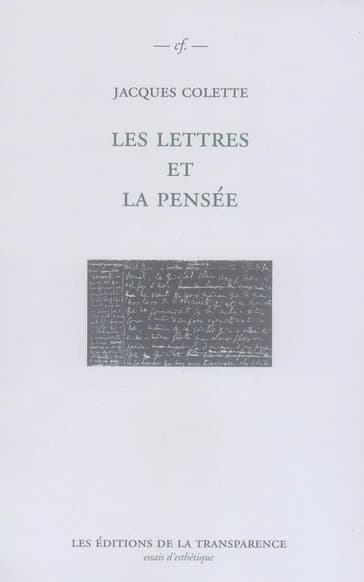 Les lettres et la pensée