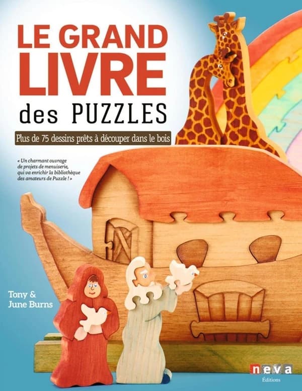 Le grand livre des puzzles : plus de 75 dessins prêts à découper à la scie à chantourner