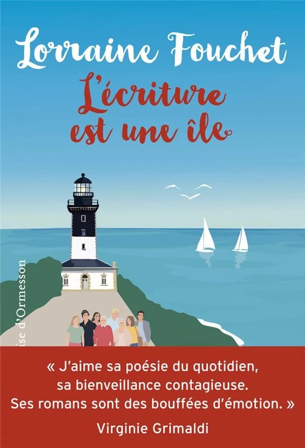 L'écriture est une île : roman