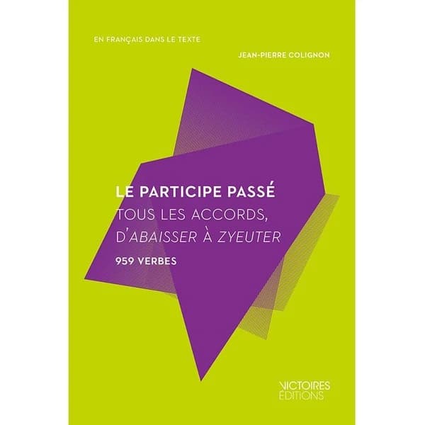 Le participe passé : tous les accords, d'abaisser à zyeuter : 959 verbes