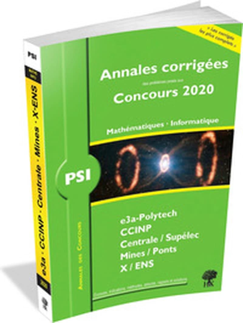 PSI mathématiques, informatique 2020