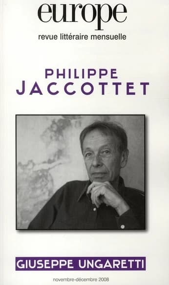Philippe Jaccottet : Giuseppe Ungaretti