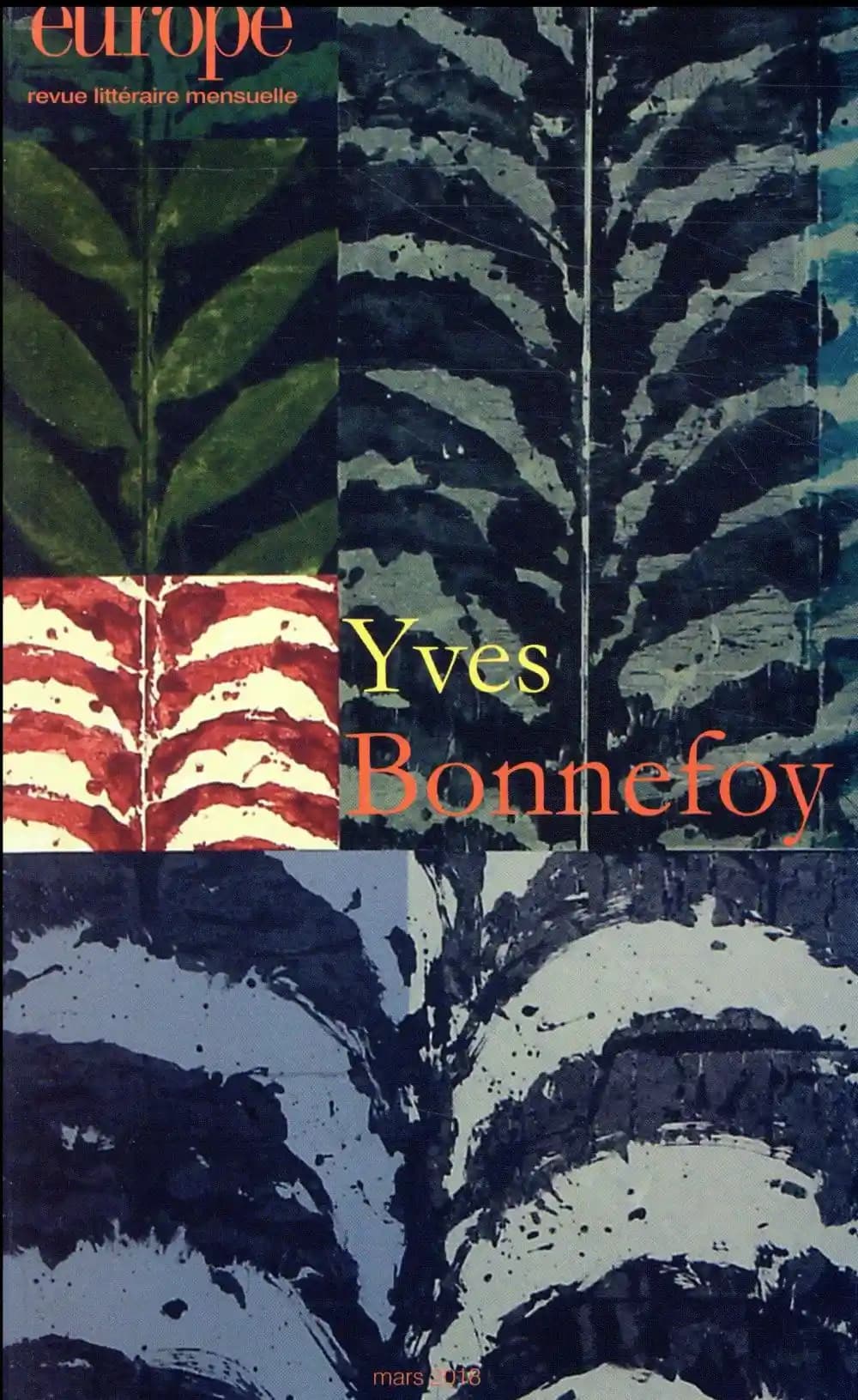 Revue Europe n.1067 : Yves Bonnefoy