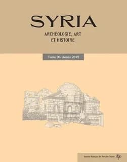 Syria, tome 96, 2019 : eglises paleo-chretiennes a absides saillantes au levant
