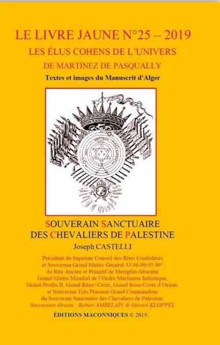 Le livre jaune Tome 25 : les élus Cohens de l'univers