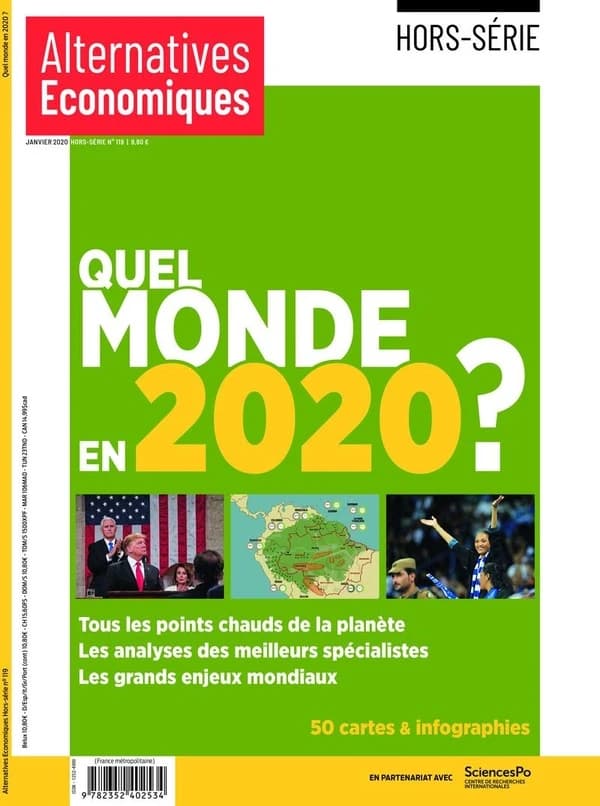 Quel monde en 2020 ? : tous les points chauds de la planète : les analyses des meilleurs spécialistes : les grands enjeux mondiaux : 50 cartes et infographies