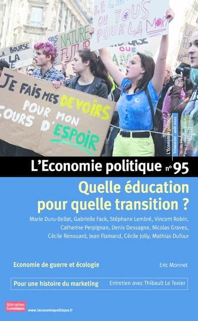 L'économie politique n.95 : quelle éducation pour quelle transition ?