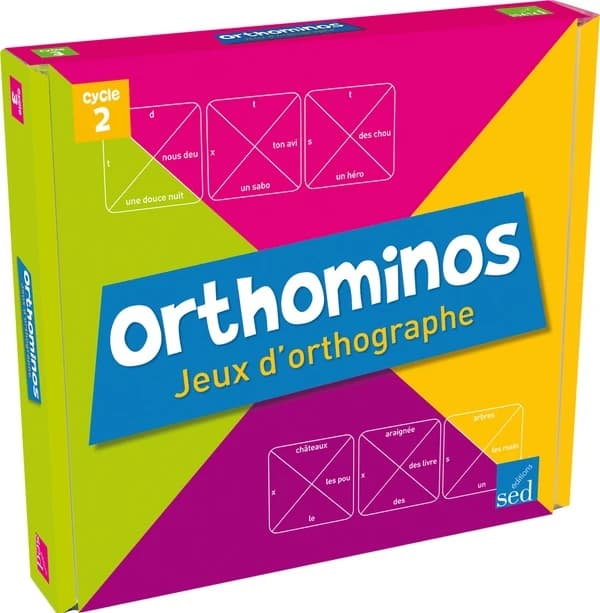 JEUX EDUCATIFS : jeux de mots ; CE1 ; orthominos