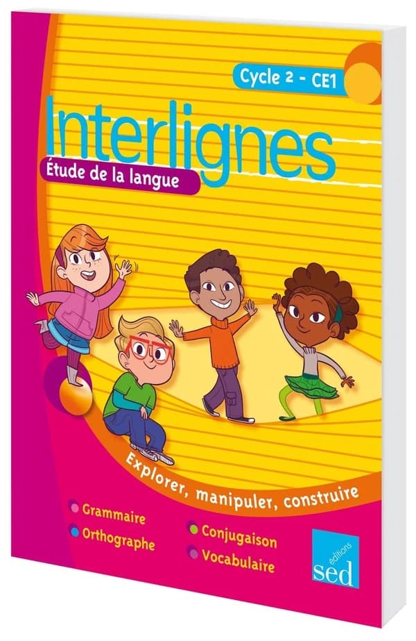 INTERLIGNES : CE1 ; étude de la langue