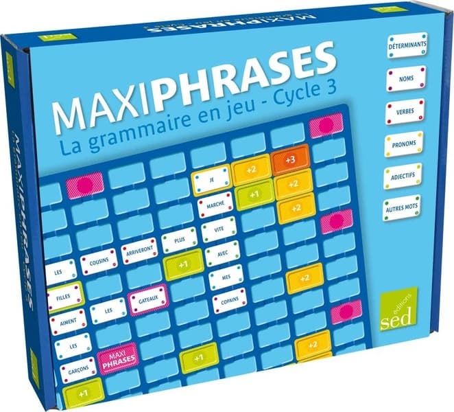 JEUX EDUCATIFS : jeux de mots ; cycle 3 ; maxiphrases