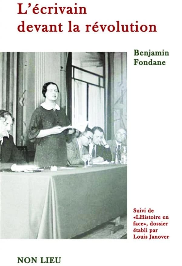 L'écrivain devant la révolution