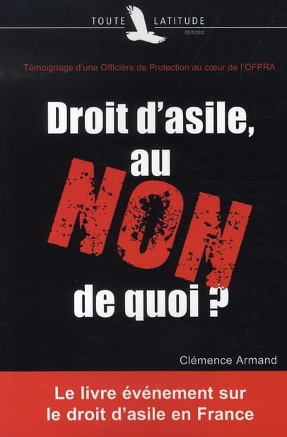 Droit d'asile, au non de quoi ? : témoignage d'une officière de protection au coeur de l'OFPRA