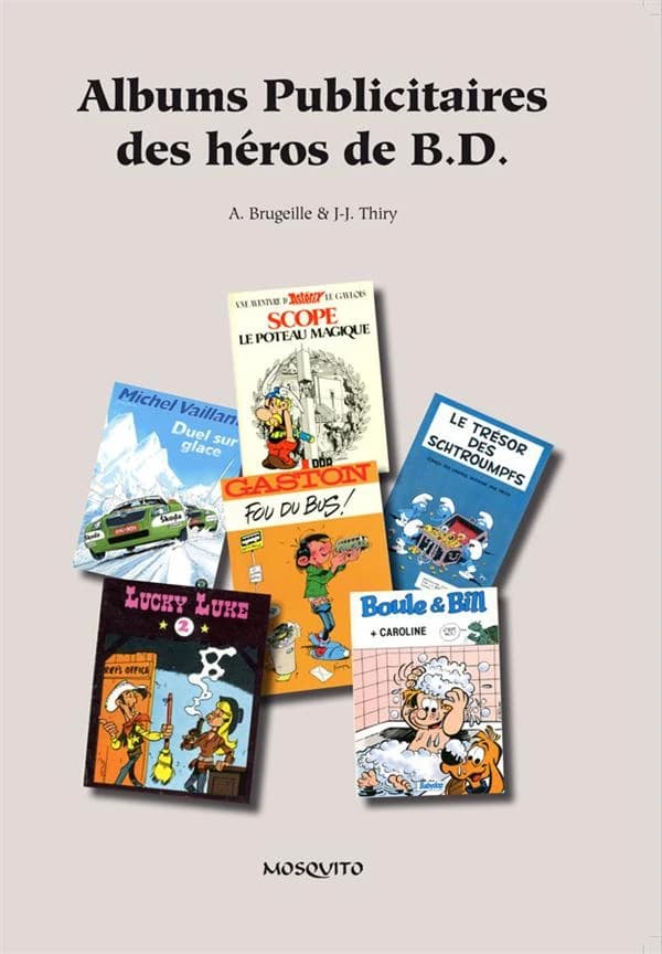 Albums publicitaires des héros de BD