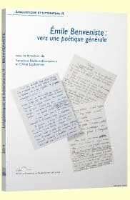 Émile Benveniste, vers une poétique générale