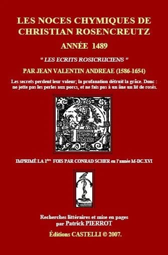 Les noces chymiques de Christian Rosencreutz : année 1489
