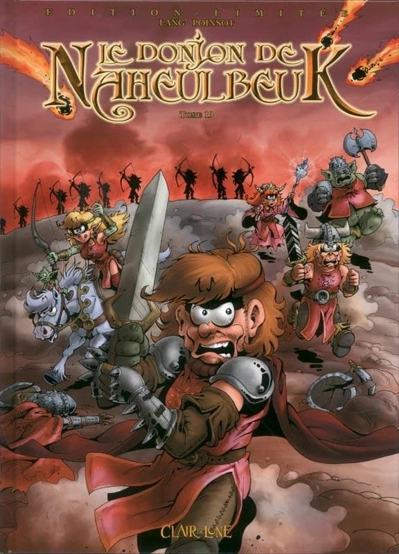 Le donjon de Naheulbeuk. Tome 19, Sixième saison, partie 1 (Éd. limitée) scénario, John Lang ; dessins, Marion Poinsot ; couleurs, Sylvie Sabater