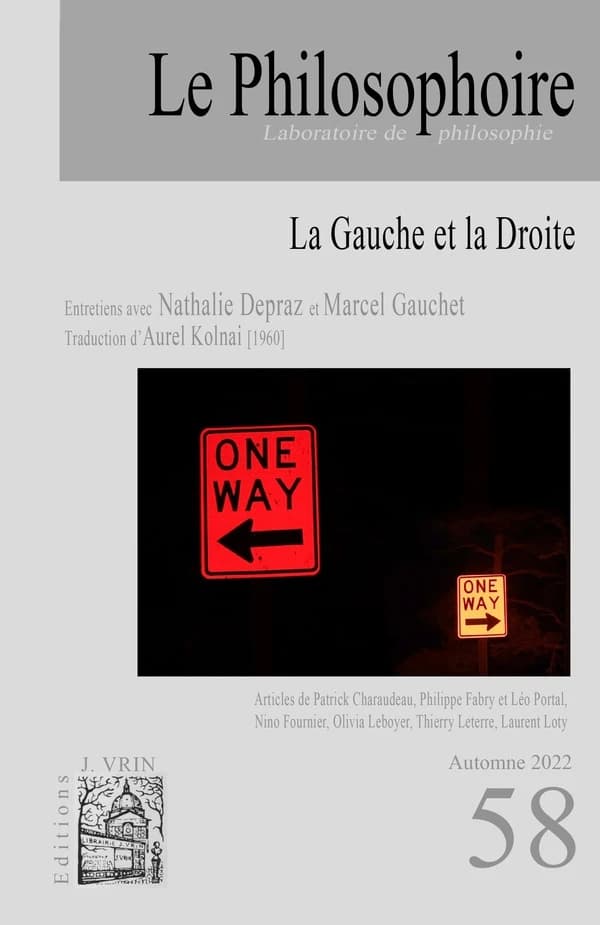 Revue le philosophoire n.58 : la gauche et la droite